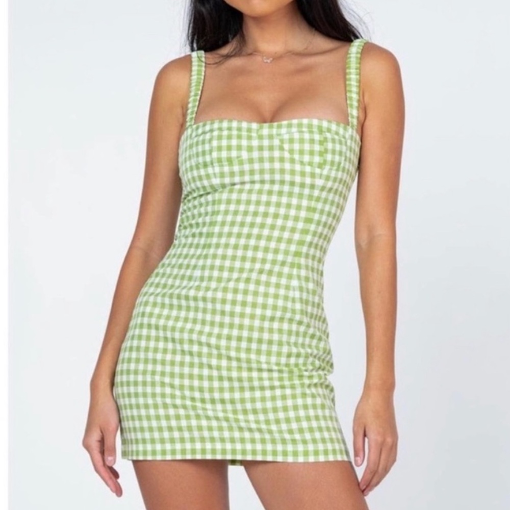 Princess Polly Taylia Mini Dress in Green